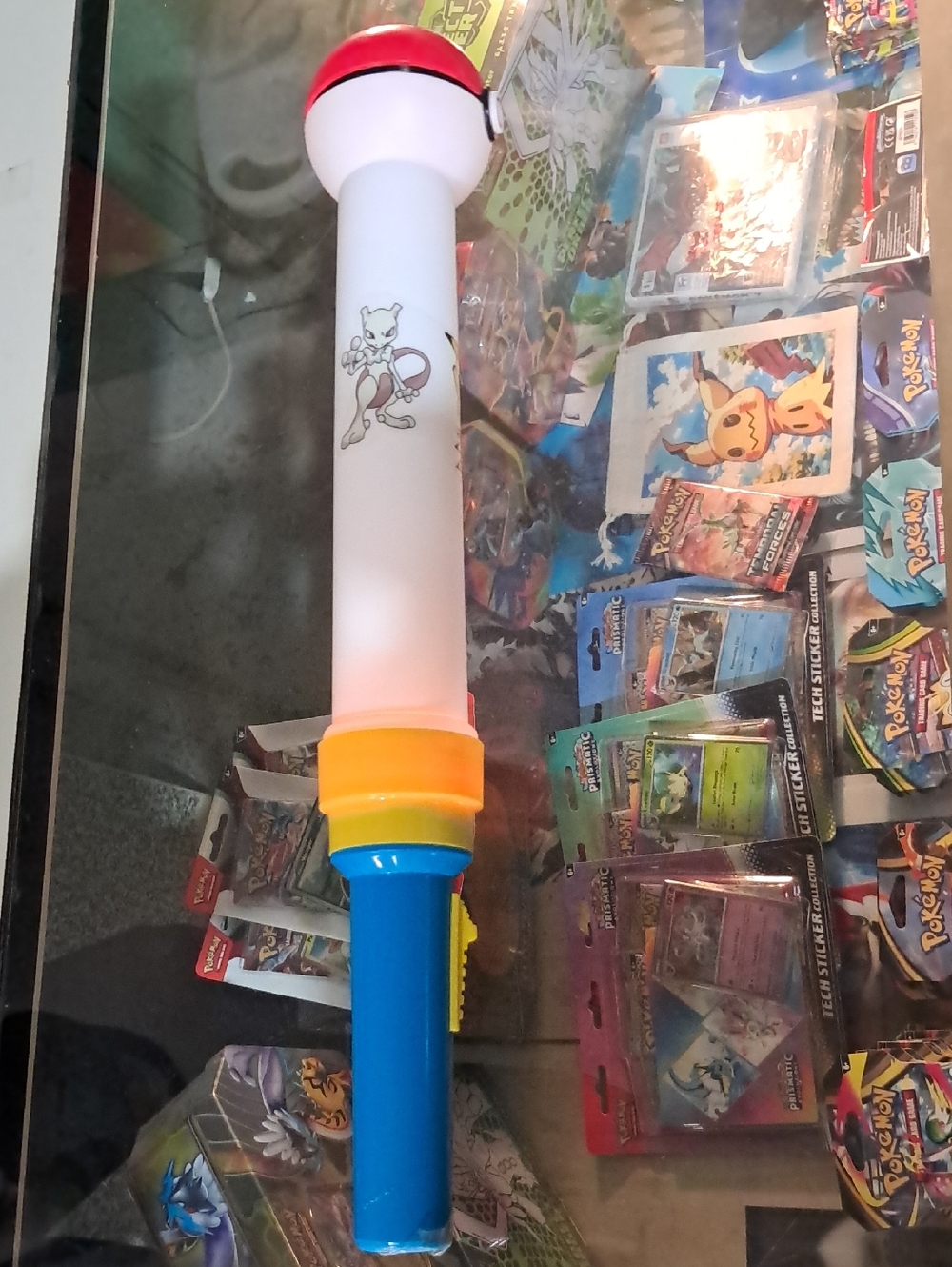 Kids Light-Up Bubble Wand - White/Red/Blue/Yellow